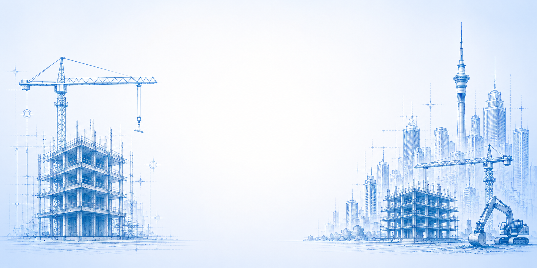 Construction blueprint background